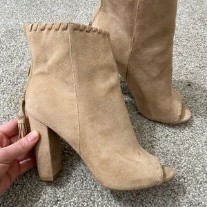 Brown booties